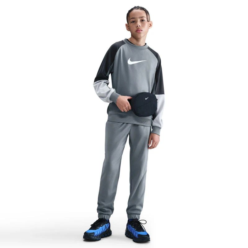 Image of Nike Crew T/Suit Jn71 Grey/Smoke unisex 9-10 (M)