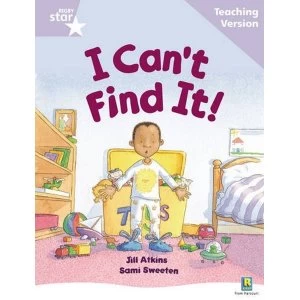 Image of Rigby Star Guided Reading Lilac Level: I Can't Find It Teaching Version by Pearson Education Limited (Paperback, 2007)