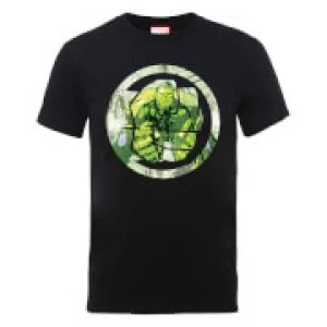 Image of Marvel Avengers Assemble Hulk Montage T-Shirt - Black