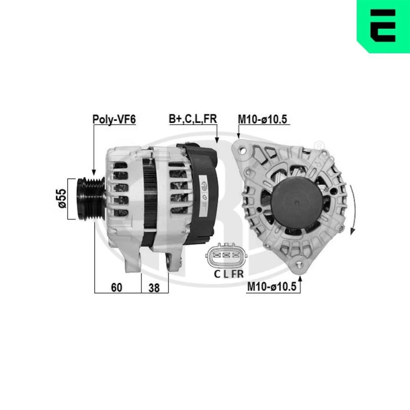 Image of ERA Alternator ERA 209009A