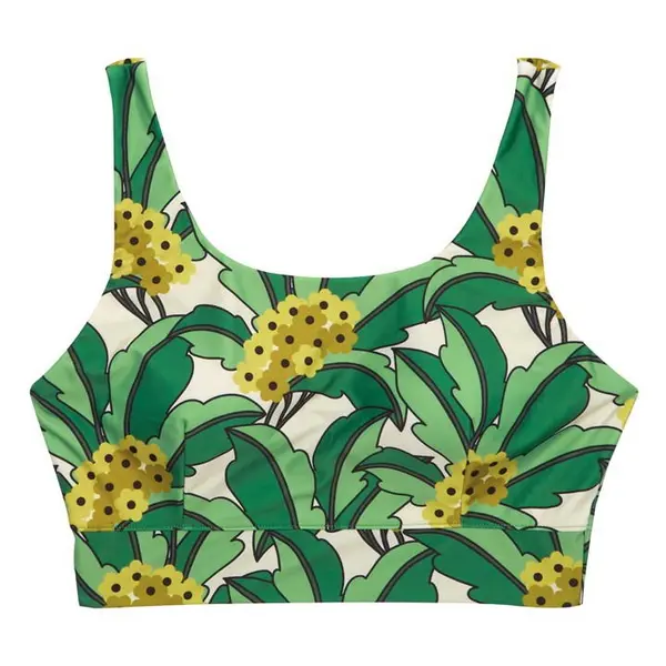 Image of Regatta Orla Kiely Rev Bikini Set - Green Tropical(Green) 8