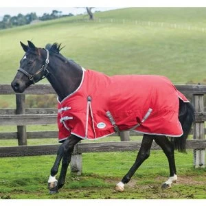 Image of Weatherbeeta ComFiTec Classic Standard Neck Medium - Red/Silver/Navy