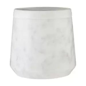 image of 11cm White Marble Decorative Jar