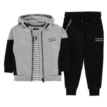 Image of Firetrap 3 Piece Jogging Set Infant Boys - Grey