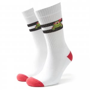 Image of Mens TMNT Sports Socks - White - UK 4-7.5