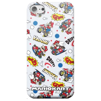 image of Nintendo Mario Kart Colour Comic Phone Case - Samsung S7 Edge - Snap Case - Matte