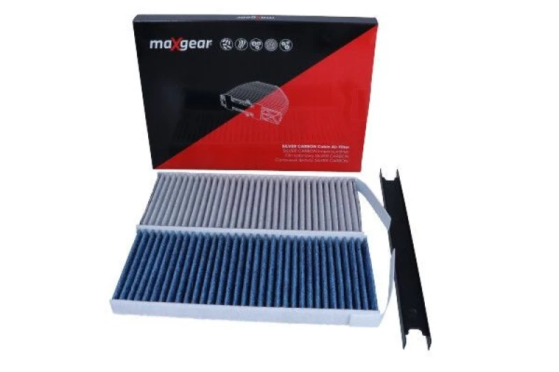 Image of MAXGEAR 26-1813 Pollen filter SILVER CARBON with anti-allergic effect Filter,interior air (424)