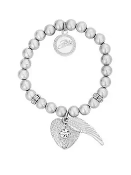 image of Bibi Bijoux Angelic Charm Silver Ball Bracelet