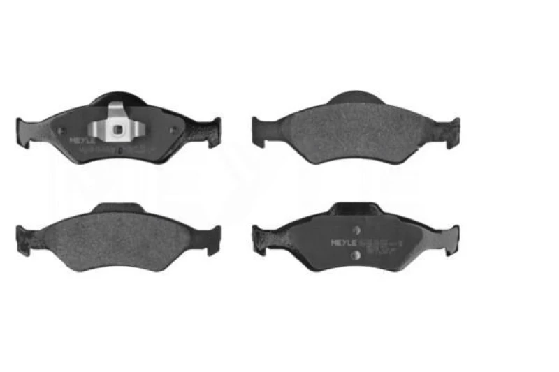 Image of MEYLE 025 232 0018 Brake pad set Front Axle, not prepared for wear warning indicator, Original Quality, with anti-squeak plate Brake Pad Set,disc bra