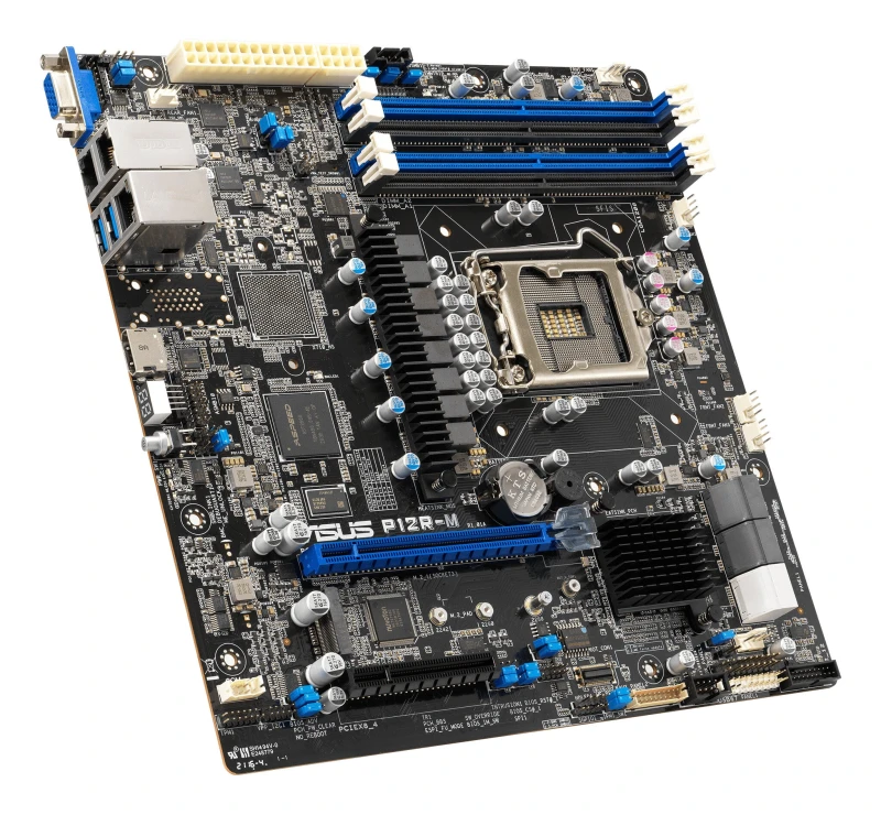 Image of Asus ASUS P12R-M/10G-2T/ASMB10 Intel C252 LGA 1200 (Socket H5) micro ATX 90SB0AC0-M1UAY0