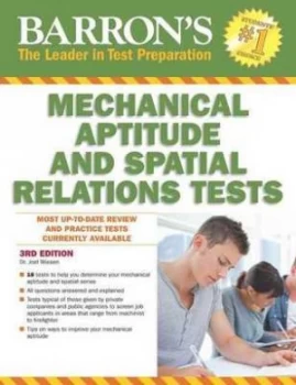Image of Mechanical aptitude and spatial relations test by Joel P Wiesen
