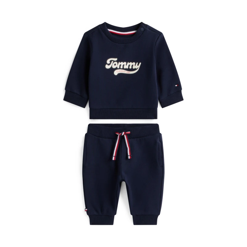 Image of Tommy Hilfiger Unisex Kids Graphic Clothing Set Night Navy C1G unisex 12M(80)
