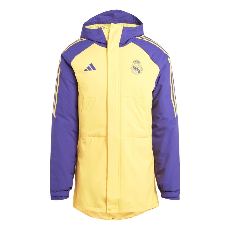Image of adidas Mens Condivo 23 Real Madrid Water Resistant Licensed Managers Football Jacket Spark male S
