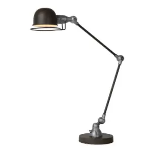 image of Lucide HONORE - Desk Lamp - 1xE14 - Rust Brown