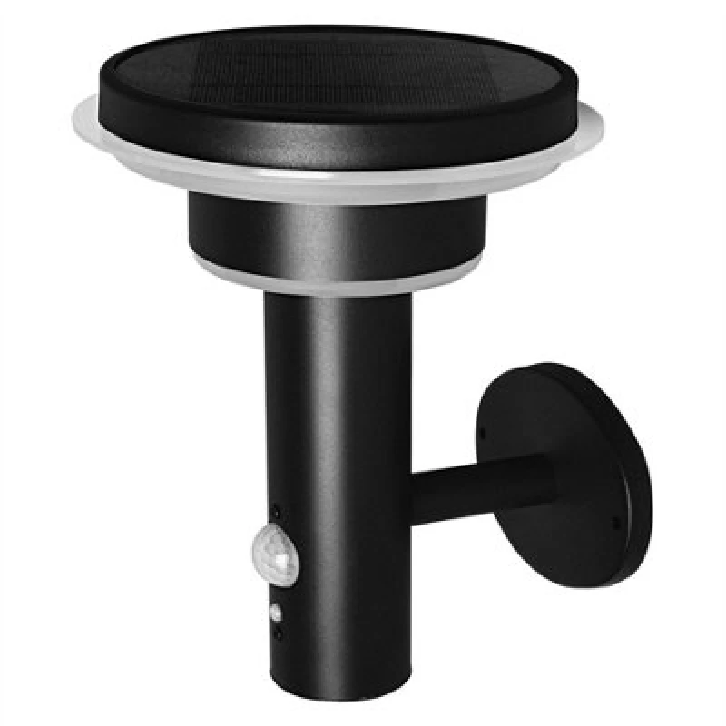 Image of Osram Endura Solar Outdoor Wall Light With Sensor Black