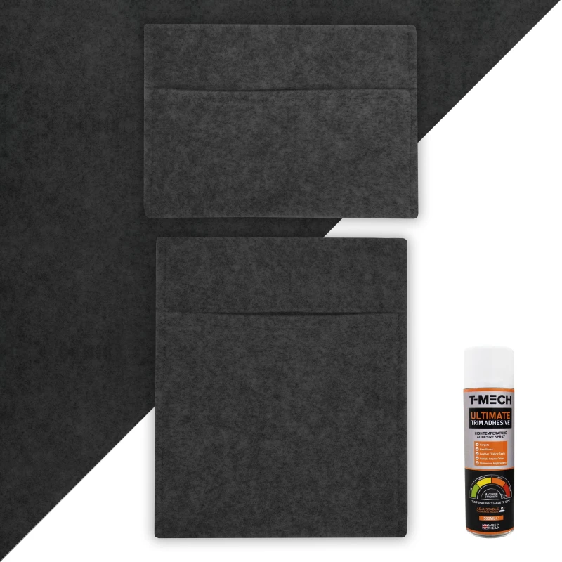 Image of MONSTER SHOP Camper Van Lining & 2 Storage Pouches & 5 Cans Adhesive Glue 5055986191919