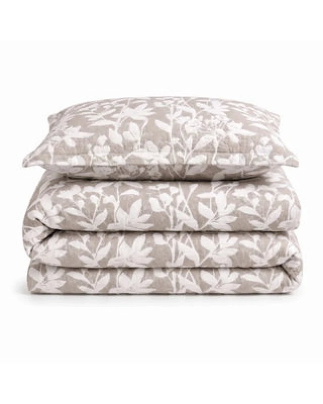 Image of Sweet Dreams Natural Ashbury Jacquard Duvet Cover And Pillowase Set Single