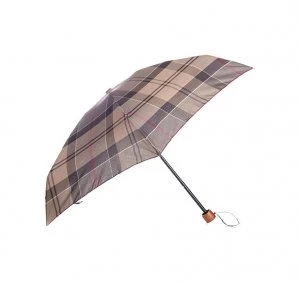 Barbour Tartan Handbag Umbrella White