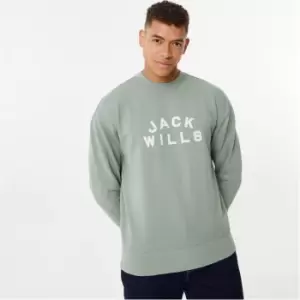 image of Jack Wills Crew Neck Sweater - Green