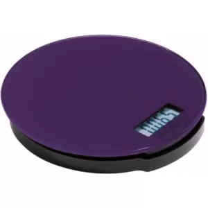 image of Premier Housewares - Zing Purple Glass Kitchen Scale - 2kg