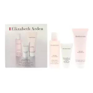 image of Elizabeth Arden 3 Piece Gift Set: Perpetual Moisture Cream 30g - Dry Skin Gydra-gentle Cream Cleanser 100ml - Dry Skin Gydra-splash Toner 100ml