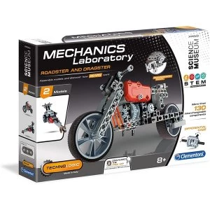 Image of Clementoni Mechanics Lab Roadster and Dragster Scientific Kit