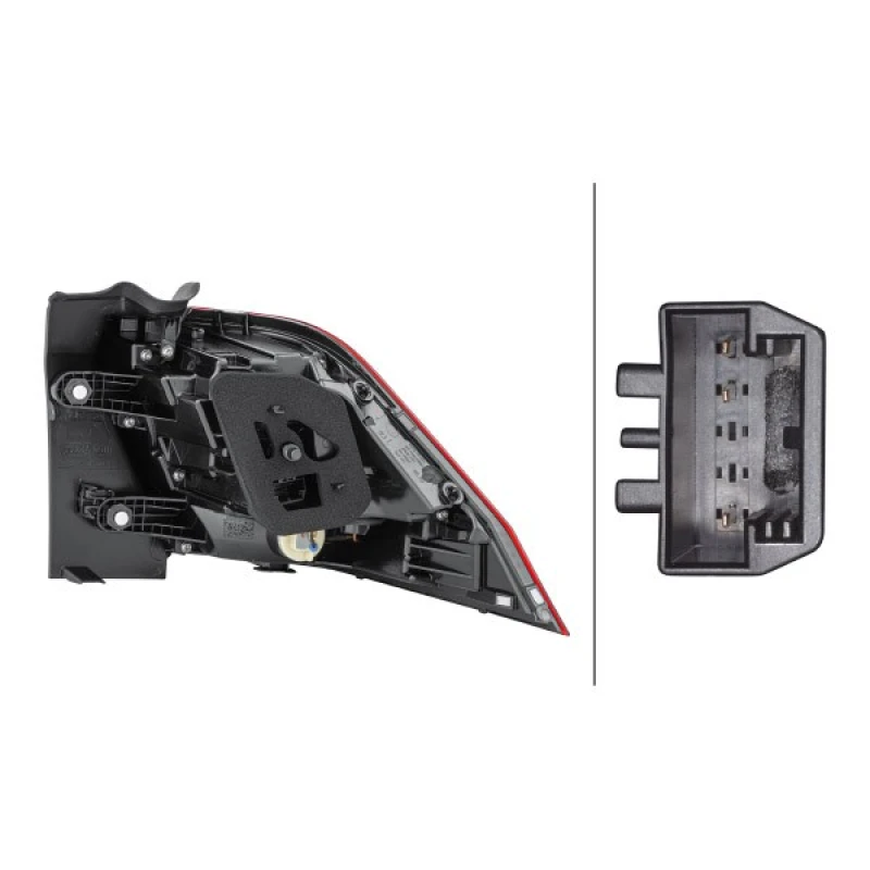 Image of HELLA Rear light HELLA 2SD 012 519-031