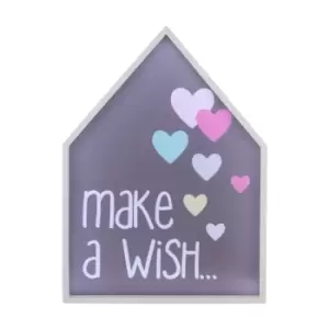 Image of Interiors by PH LED Light Box Make A Wish