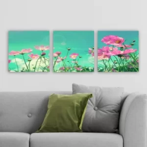 Image of P820578 Multicolor Decorative Canvas Painting (3 Pieces)