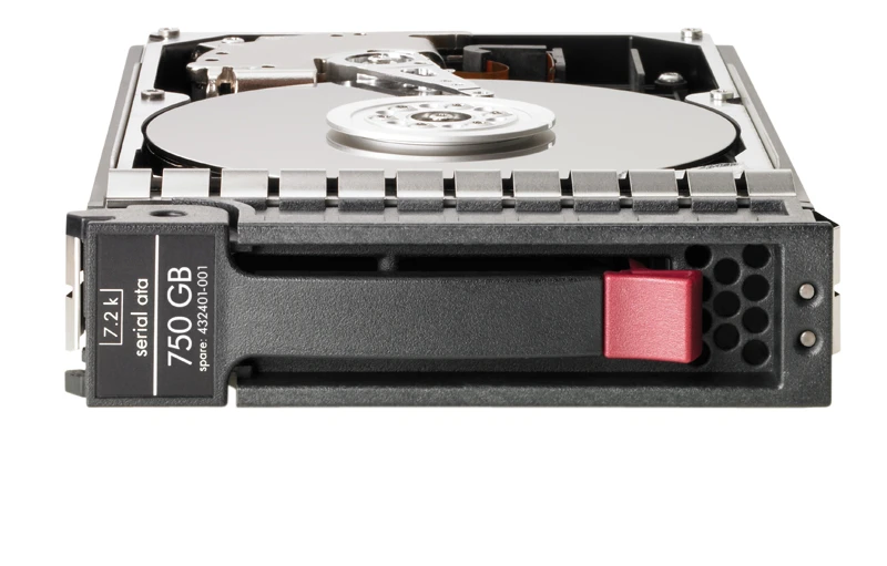 Image of HPE 750GB hot-plug SATA HDD internal hard drive 7200 RPM 3.5" Ser