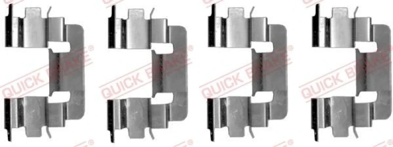 Image of QUICK BRAKE Brake pad fitting kit QUICK BRAKE 109-1229