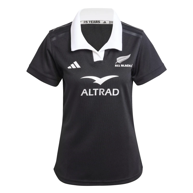 Image of adidas All Blacks Home Shirt 2024 Womens Black XS