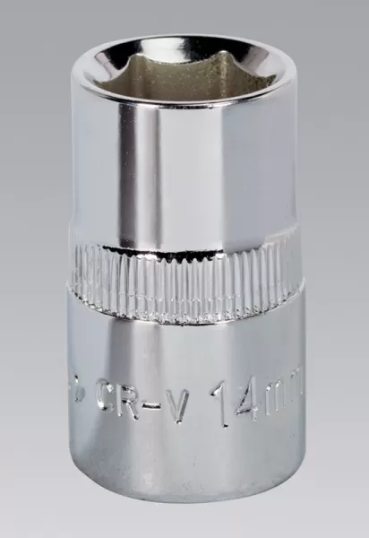 image of Genuine SEALEY SP1214 WallDrive&#174; Socket 14mm 1/2Sq Drive Fully Polished