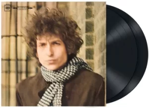 Image of Bob Dylan Blonde on blonde LP black