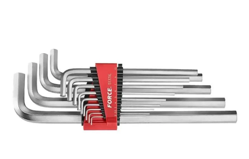 Image of FORCE 5137XL Angled Screwdriver Set Number of tools: 13, Spanner Size: 12,14,17,19 Angled Screwdriver Set (6627)