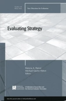 Image of Evaluating Strategy by Michael Quinn Patton Book