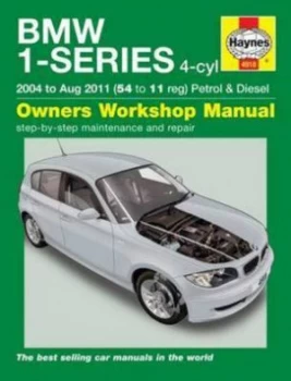 Image of Bmw 1-Series 4-Cyl Petrol and Diesel 04-11 Owners Workshop Manual by Haynes Publishing Book