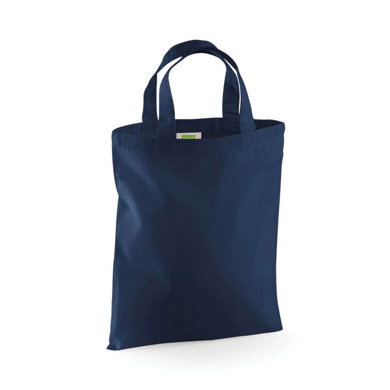 Image of Westford Mill Mens Mini Reusable Tote Bag in Navy Navy Male