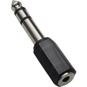 image of Jack Audiophono Adapter 1x Jack plug 6.35mm 1x Jack socket 3.5 mm