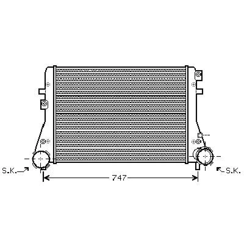 Image of Intercooler DIEDERICHS DCA1001