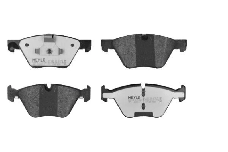 Image of MEYLE 025 246 9719/PD Brake pad set Front Axle, prepared for wear warning indicator, MEYLE-PD Quality, with anti-squeak plate Brake Pad Set,disc brak