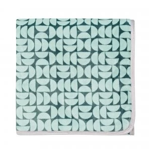 Image of Helena Springfield Liv Tolka Teal Fleece Throw Teal (Blue)