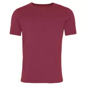 Image of AWDis Mens Washed T Shirt (Large) (Washed Jet Black)