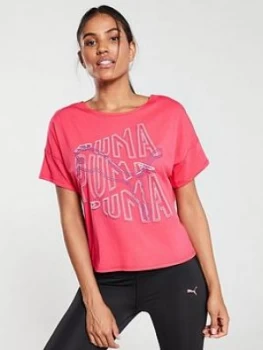 Puma HIT Feel It Tee - Pink, Size XS, Women