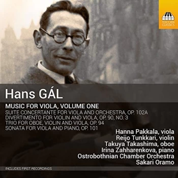 Image of Hanna Pakkala - Hans Gál: Music for Viola CD