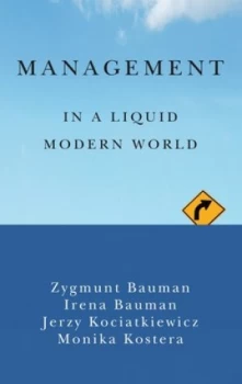 Image of Management in a Liquid Modern World by Zygmunt Bauman Book