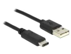 Image of DeLOCK 83600 USB cable 1m USB 2.0 USB C USB A Black