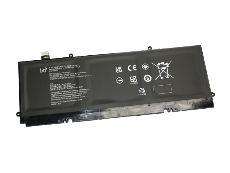Image of BTI BTI 55Wh 3 cell RC30-0357 compatible battery for RAZER BOOK 13 FHD BOOK 13 RZ09-0357 2021 BOOK 13 RZ09-0357 2020 RZ09-0357 BOOK 13 2021 RC30-0357-