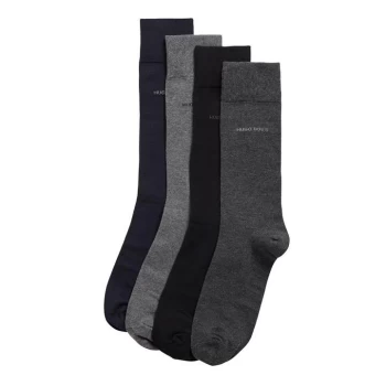 Image of Hugo Boss 4 Pack Socks Multi Colour
