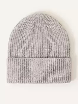 image of Accessorize Soho Knit Beanie, Grey, Women